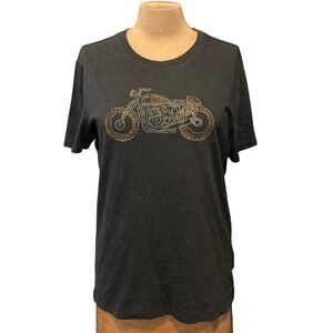 Banana Republic Motorcycle Graphic Eco T Shirt in Dark Harbour